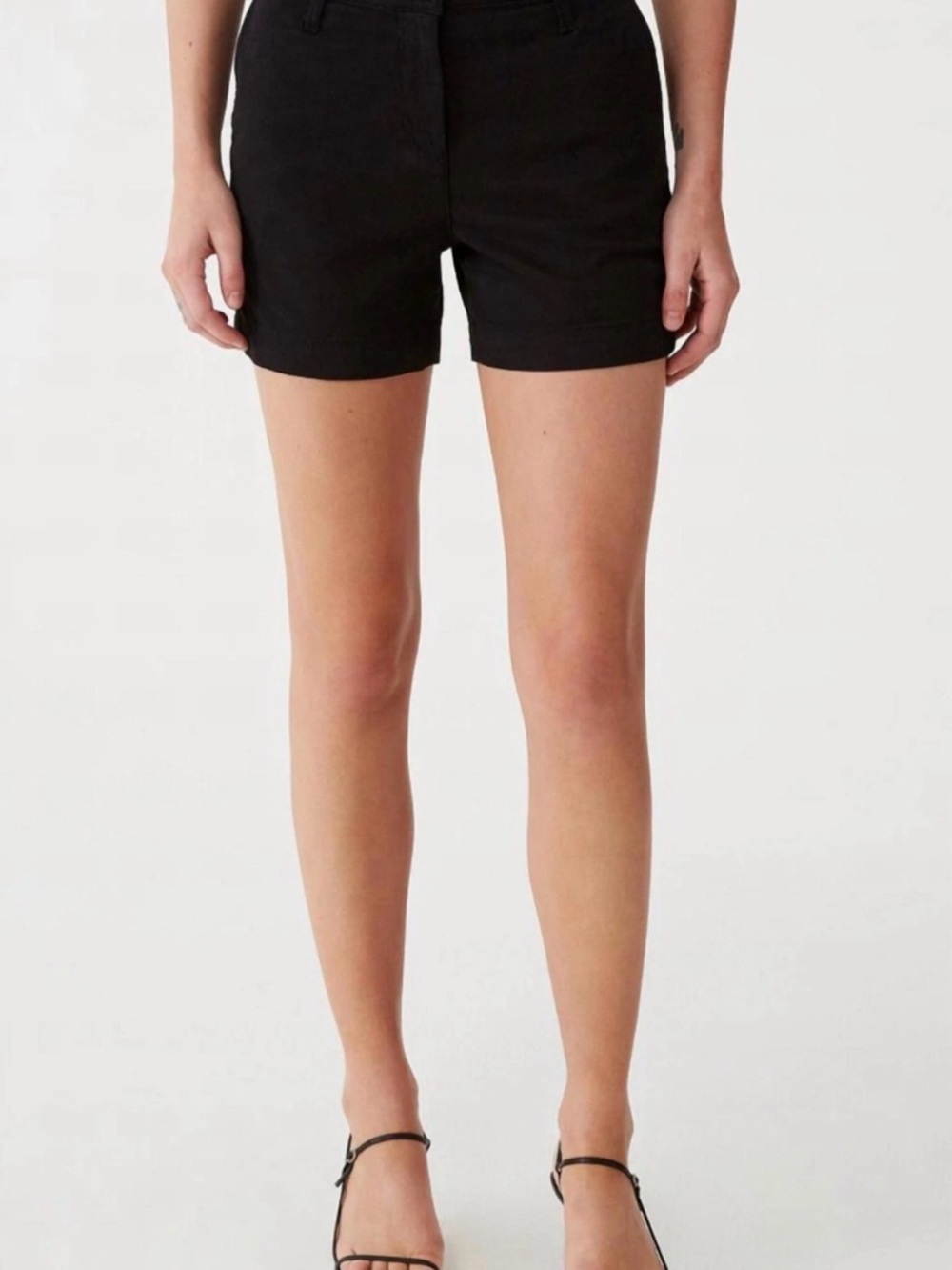 AG Adriano Goldschmied Black Caden Tailored Shorts- Size 25